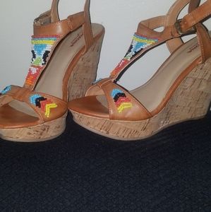 Beaded colorful Wedges